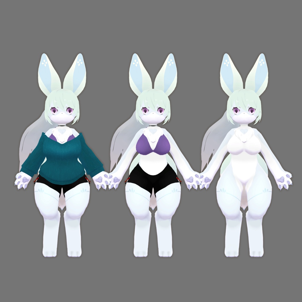 オリジナル3Dモデル【よひら】