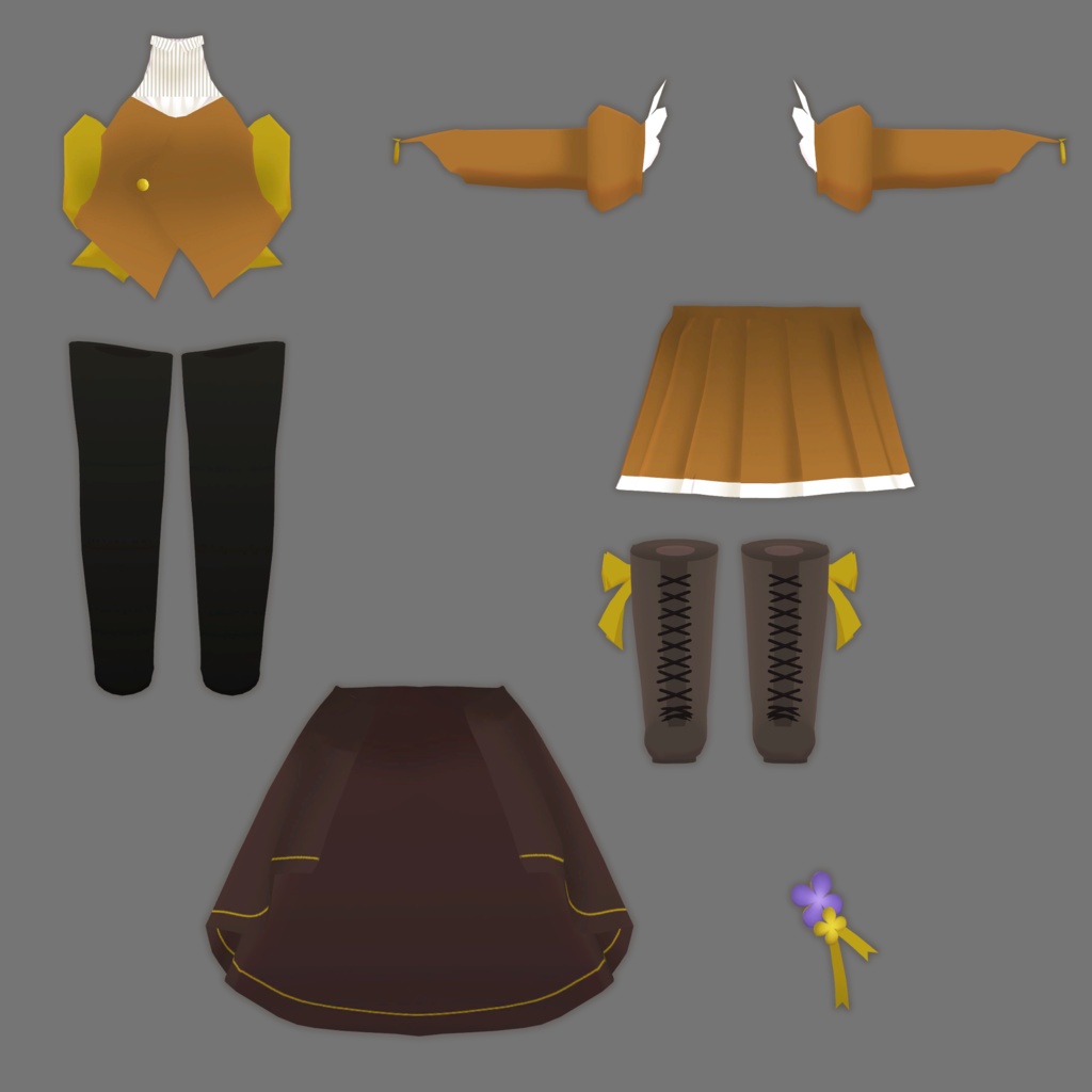 【複数アバター対応】SweetDress