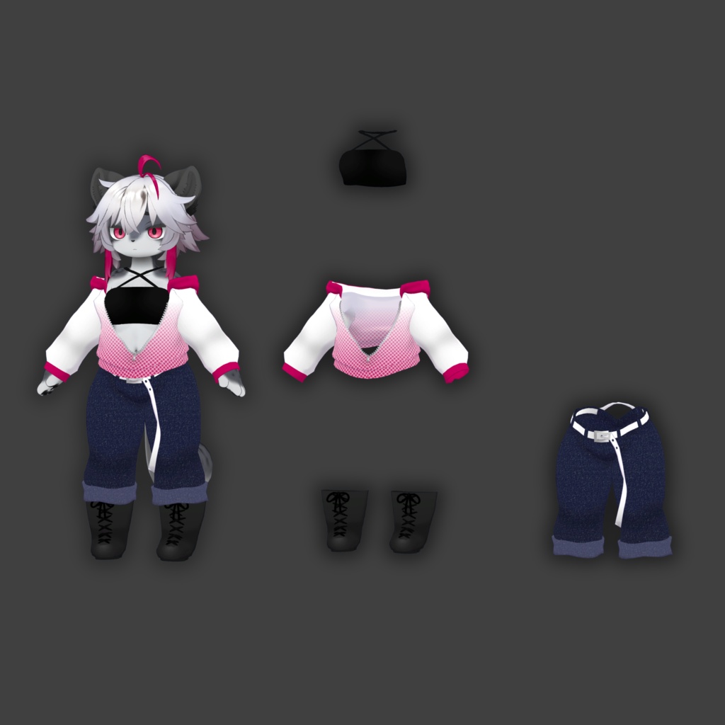 【灰島専用衣装】Rough Parka