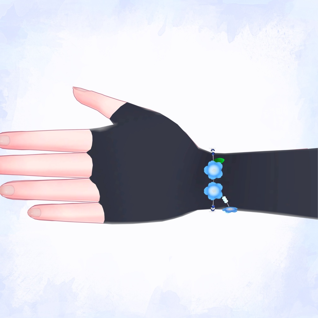 ネモフィラブレスレット