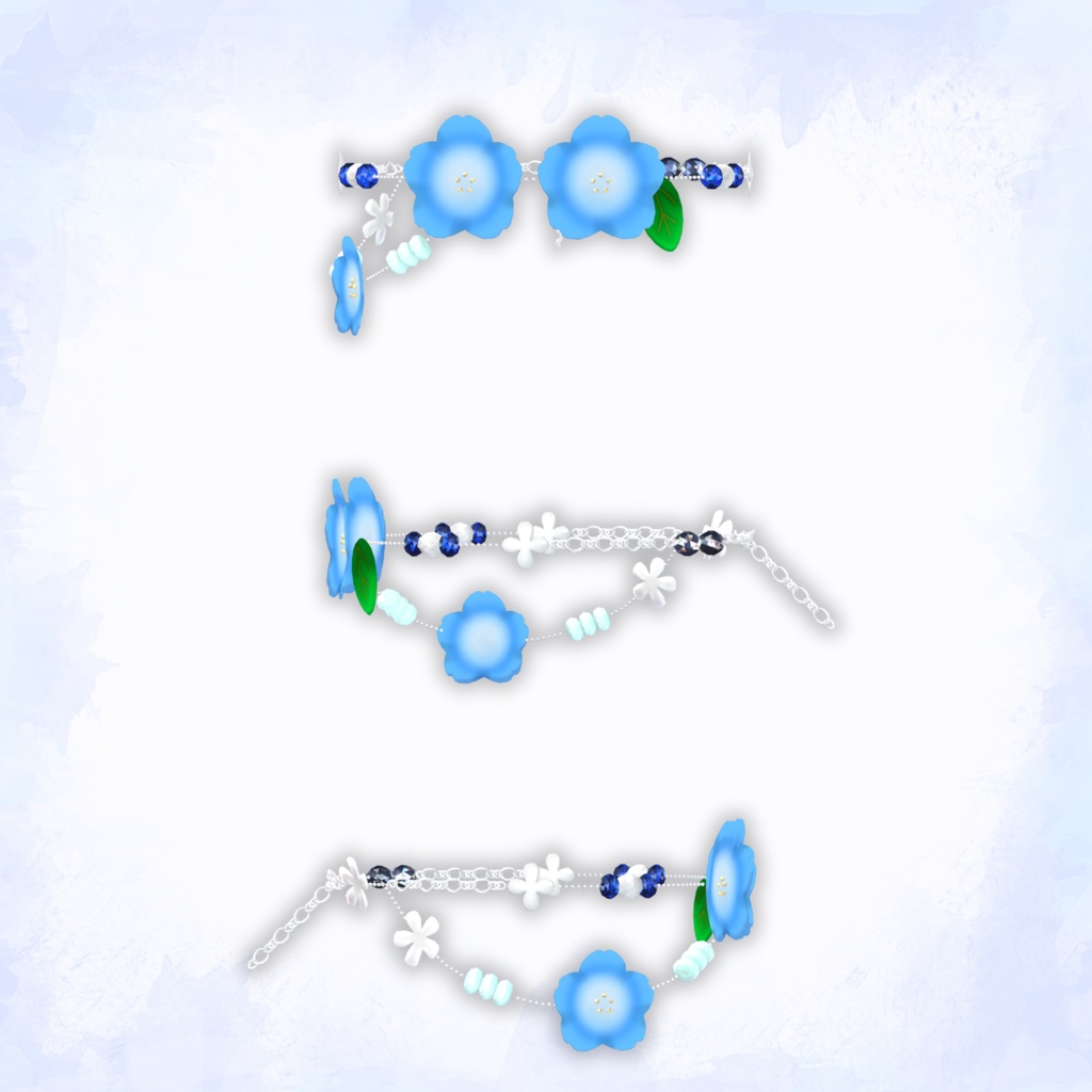 ネモフィラブレスレット