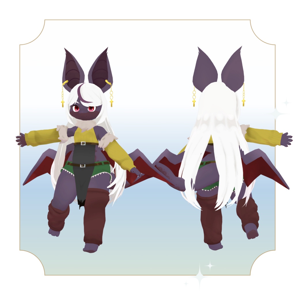 オリジナル3Dモデル【シャナ】