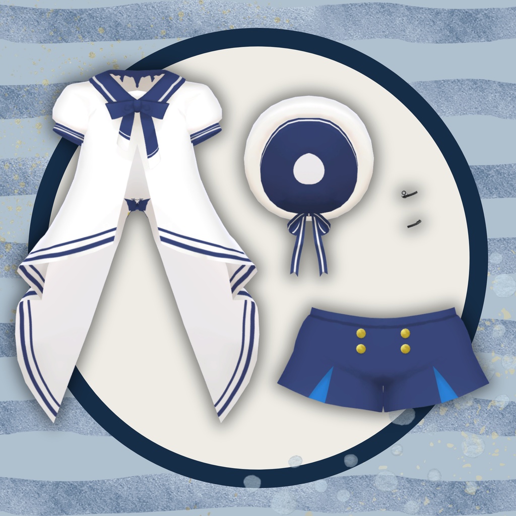 【アリシア Alicia・リュッカ -Lycka- 専用衣装】Marin Sailor