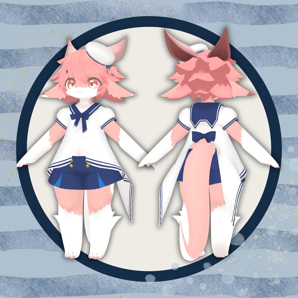 【アリシア Alicia・リュッカ -Lycka- 専用衣装】Marin Sailor