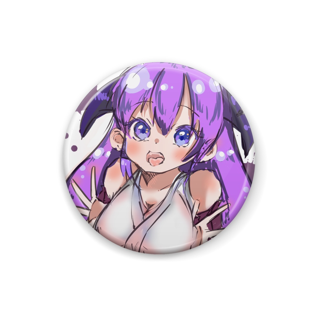 羽入おっぱいどーん ひぐらしのなく頃に 缶バッジ Ayaka11 25 Booth