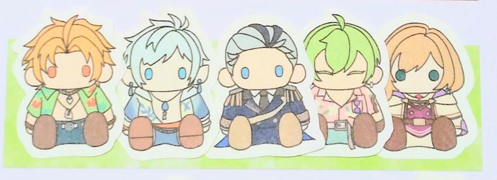 【ゆめくろ】ぬい風シール5枚セット