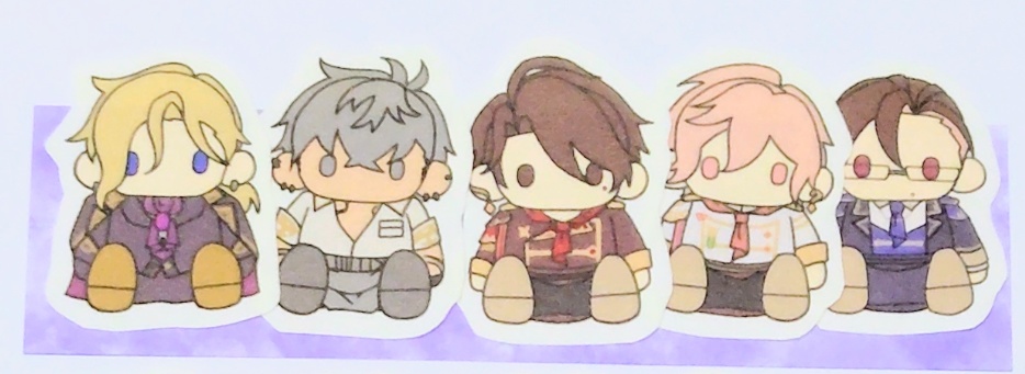 【ゆめくろ】ぬい風シール5枚セット