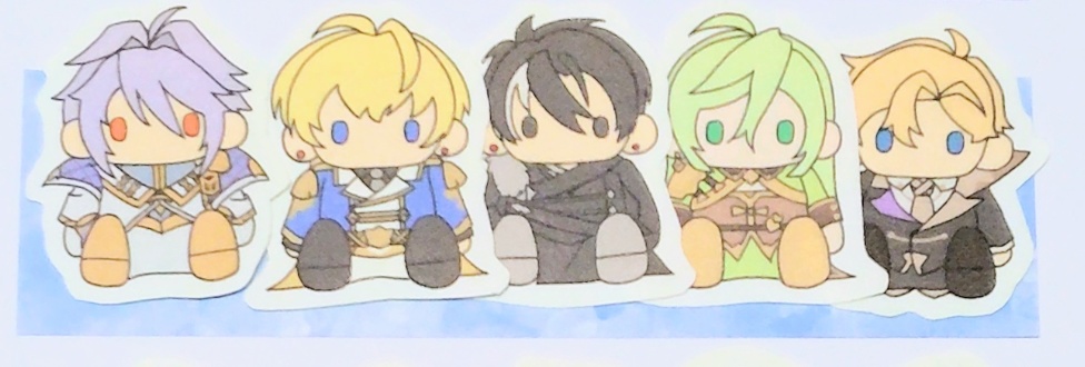 【ゆめくろ】ぬい風シール5枚セット