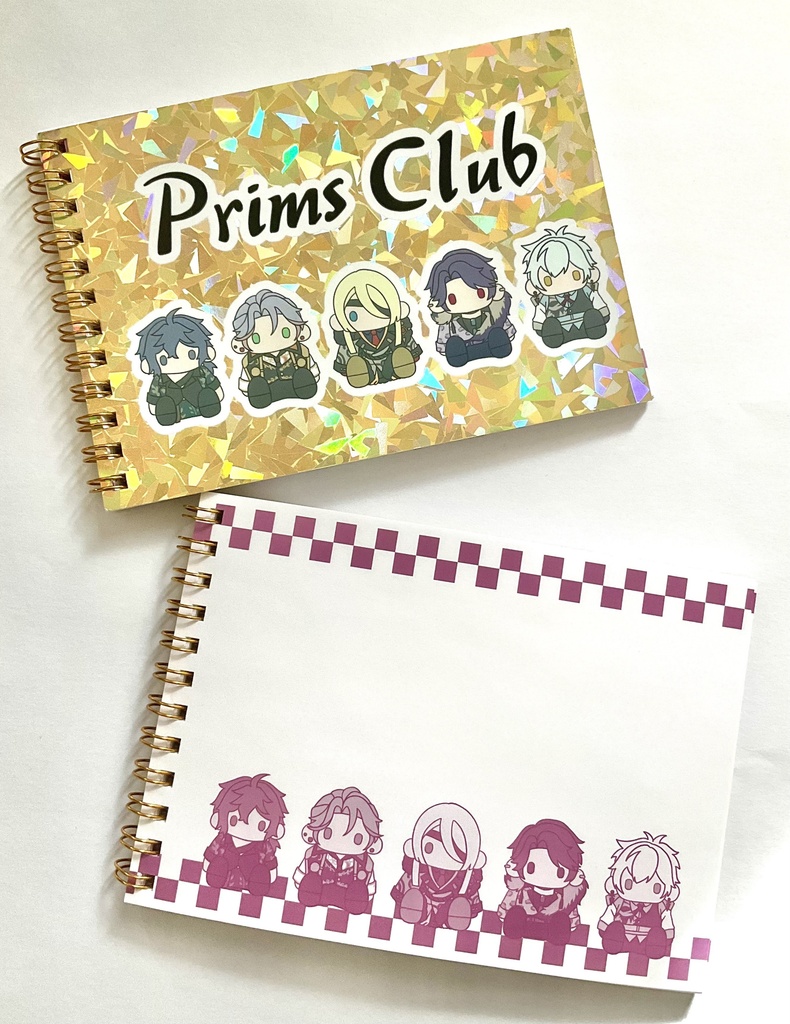 【ゆめくろ】リング綴じメモ帳A6プリムスクラブ