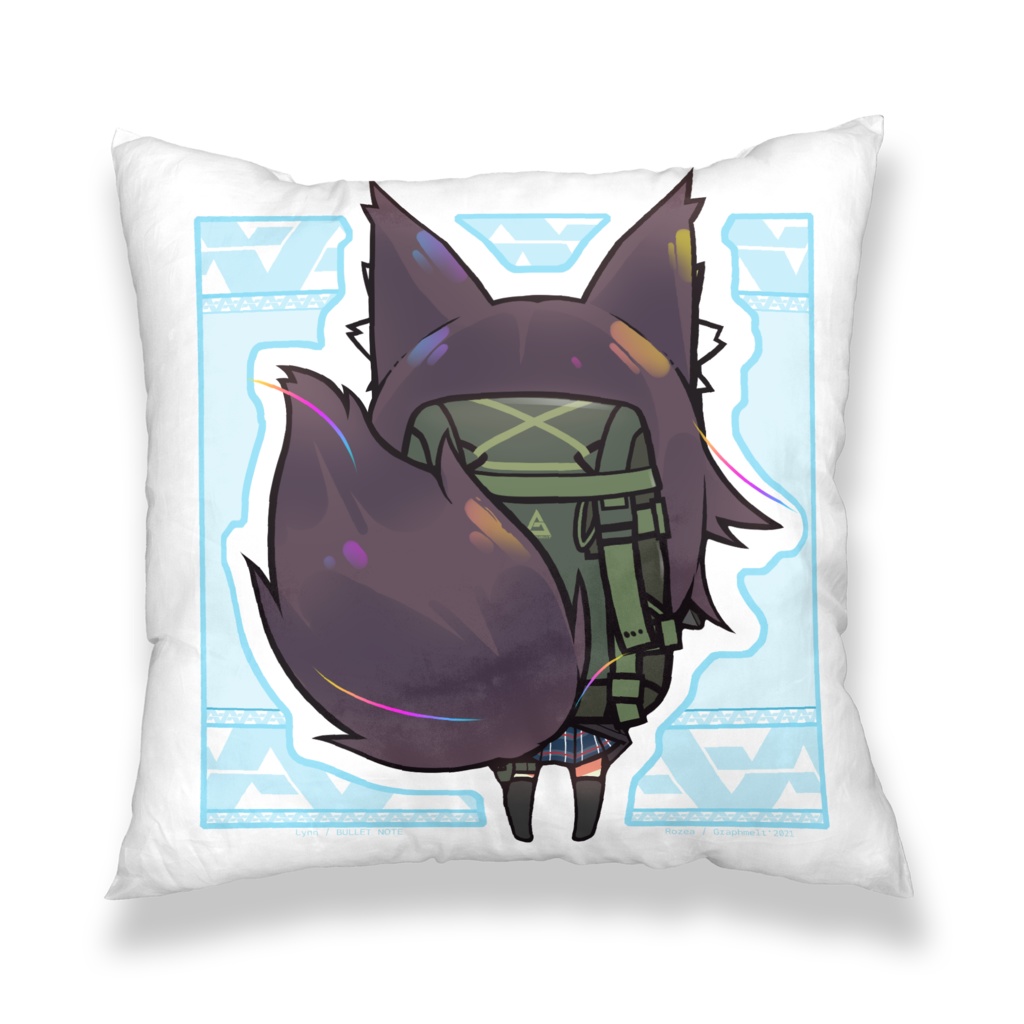 【オリジナル】ちびキャラクッションカバー