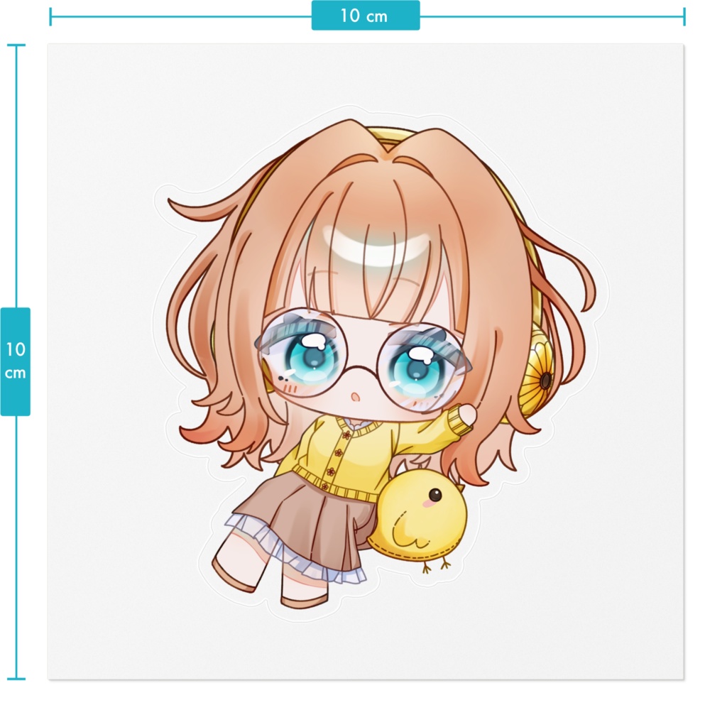 ステッカー(ヘッドホンver.)