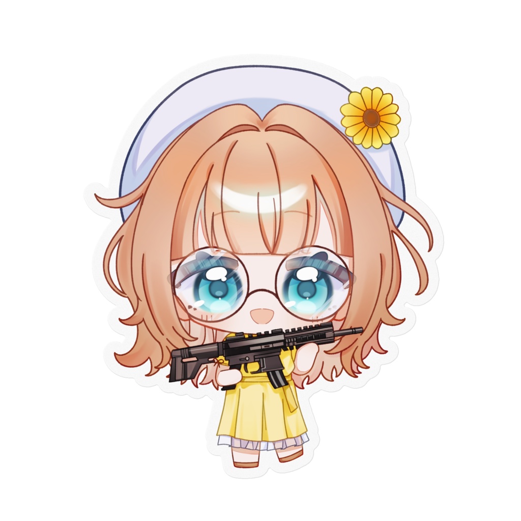 ステッカー(銃)