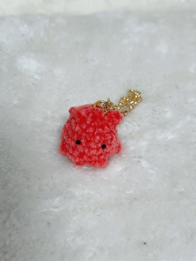 めんだこ チャーム キーホルダー 2.5cm