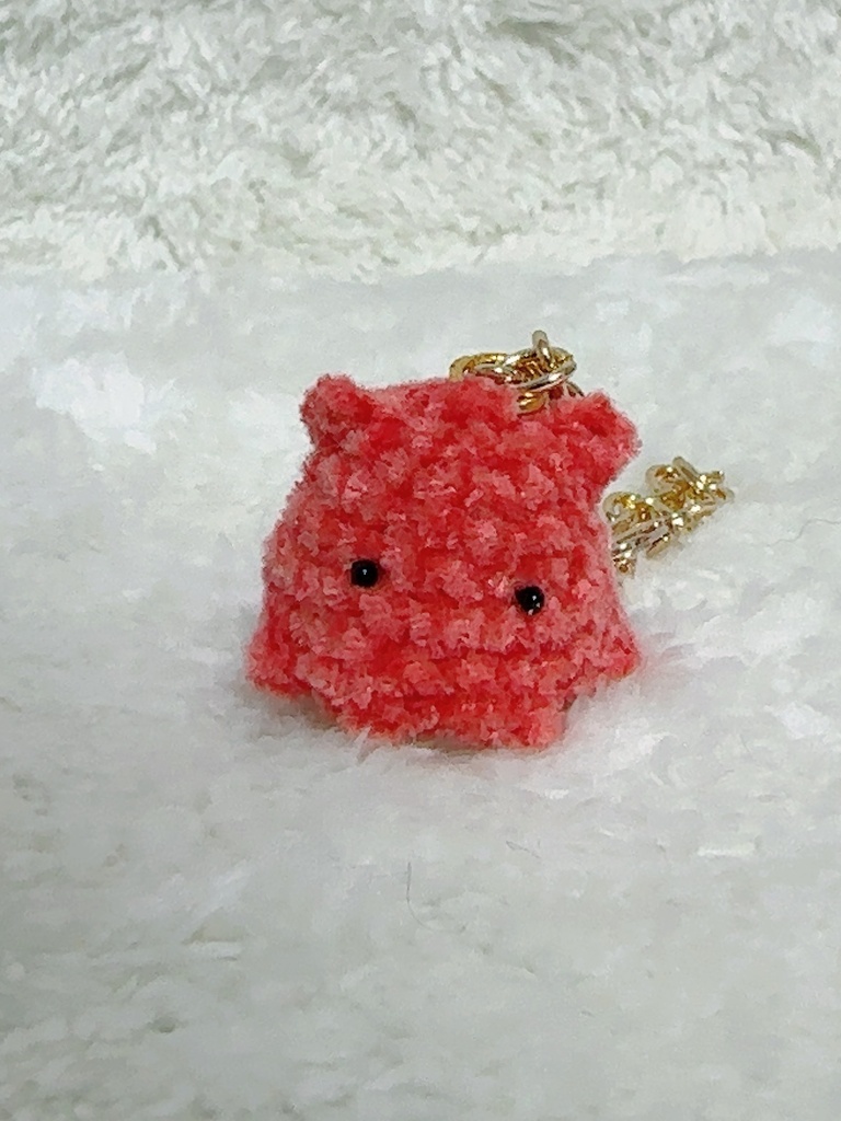 めんだこ チャーム キーホルダー 2.5cm