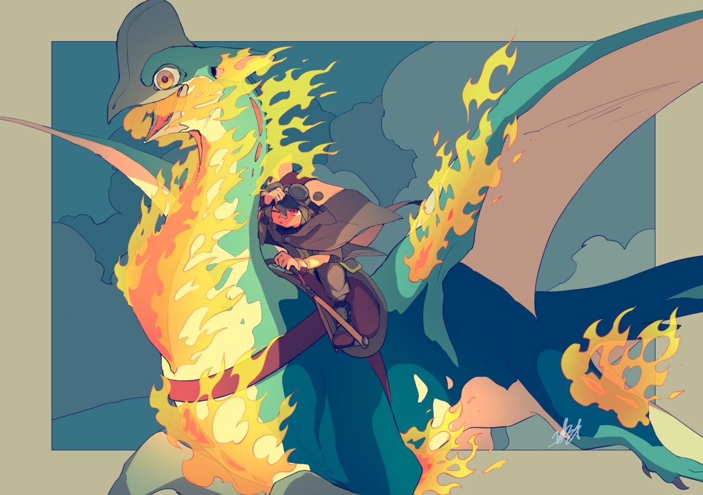 クリアファイル -burning throat