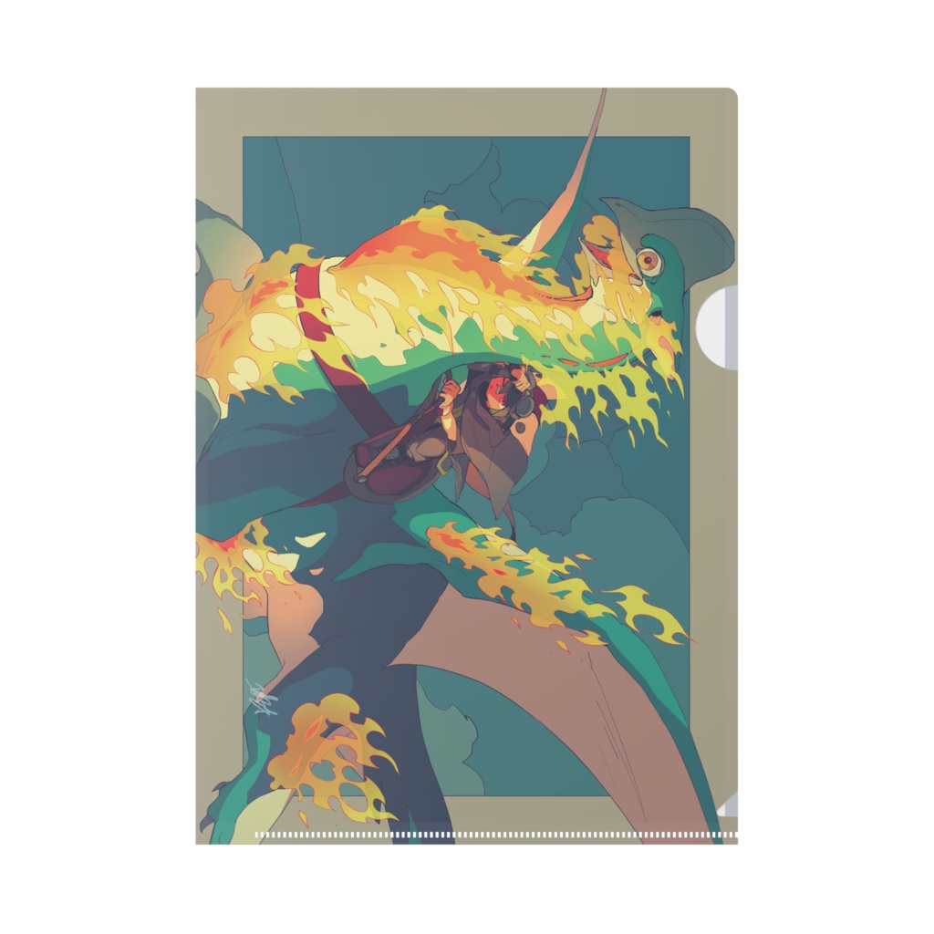 クリアファイル -burning throat