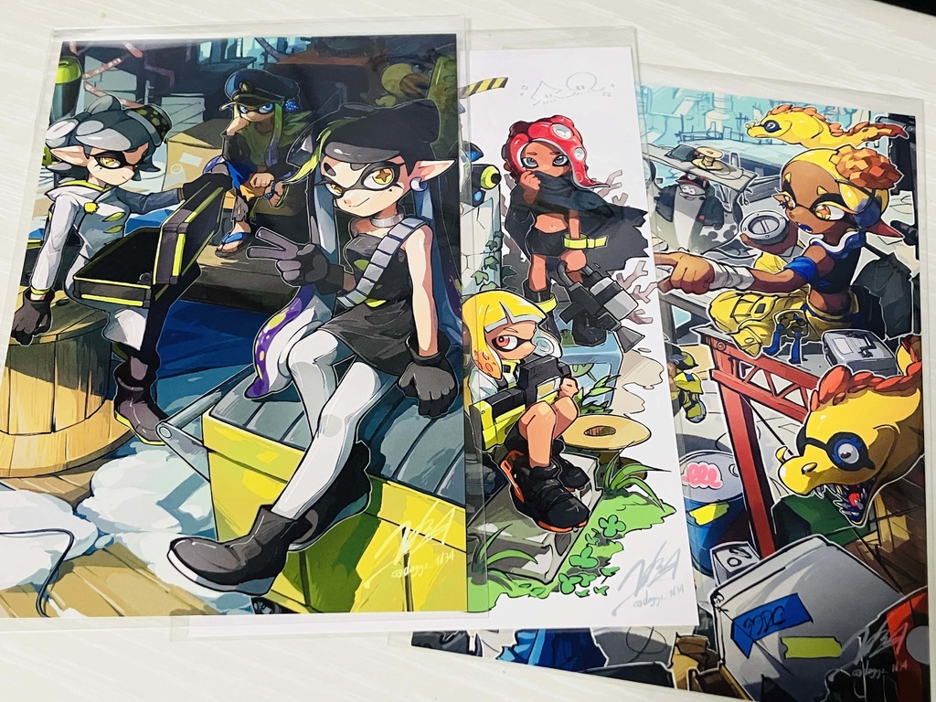 ポストカード３種　スプラケット２７　/　スプラトゥーン