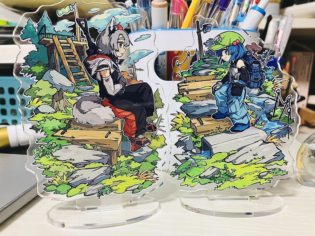 アクリルスタンド　京都合同　/　河城にとり・犬走椛