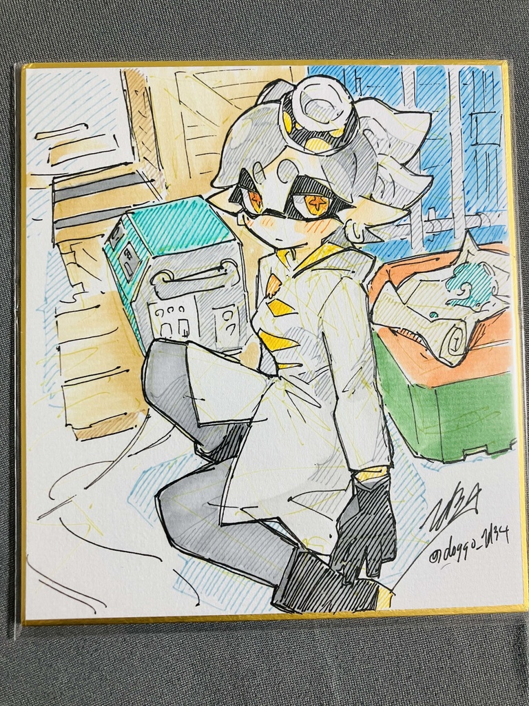 スプラ色紙　/　ホタル