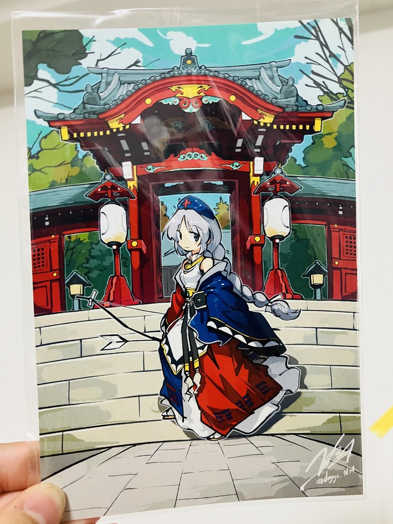 ポストカード　例大祭in秩父　/　八意永琳