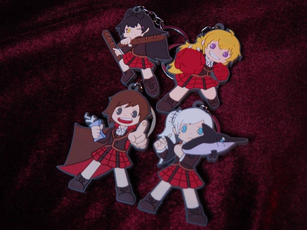 RWBY food fight Keychains