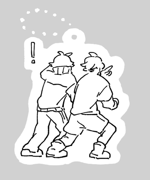 ゆるゆるアクリルキーホルダー