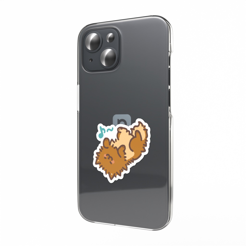 リオ「へそ天」- ステッカー