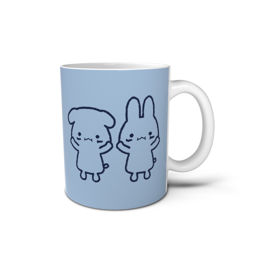 もにゅっと。マグカップ