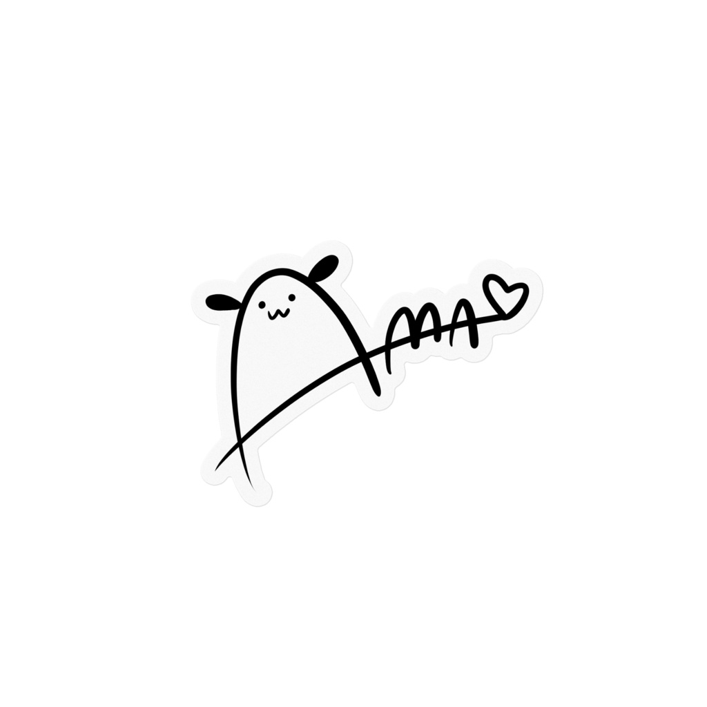 サインステッカー(黒)