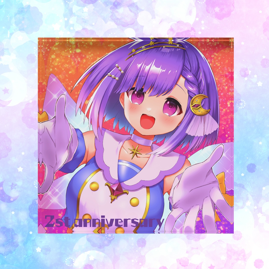 神月天　２周年記念アクリルブロック