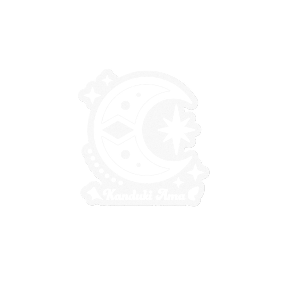 ロゴマークステッカー(白)