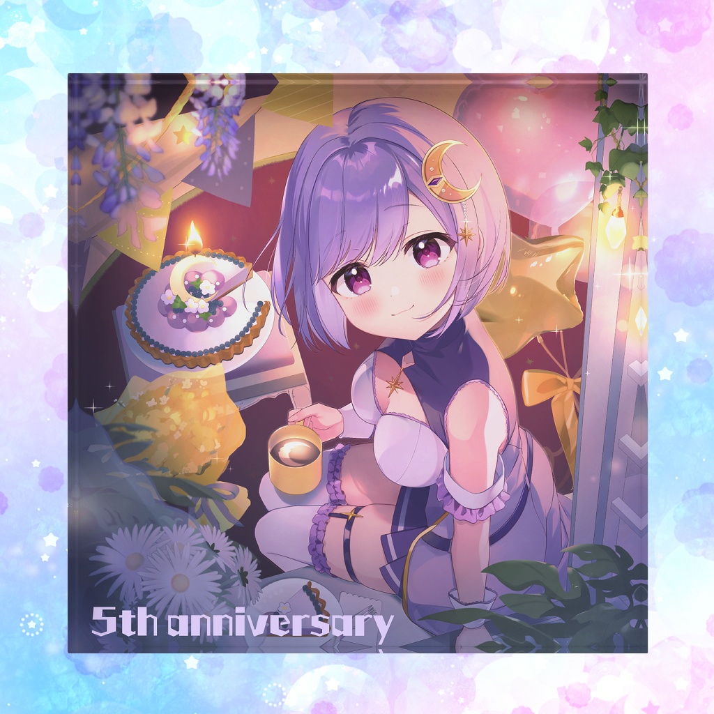 神月天　５周年記念アクリルブロック