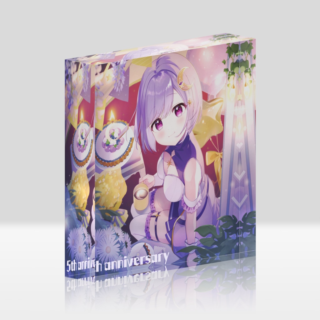 神月天 5周年記念アクリルブロック