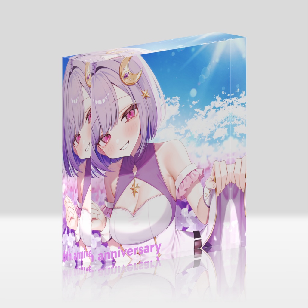 神月天 6周年記念アクリルブロック