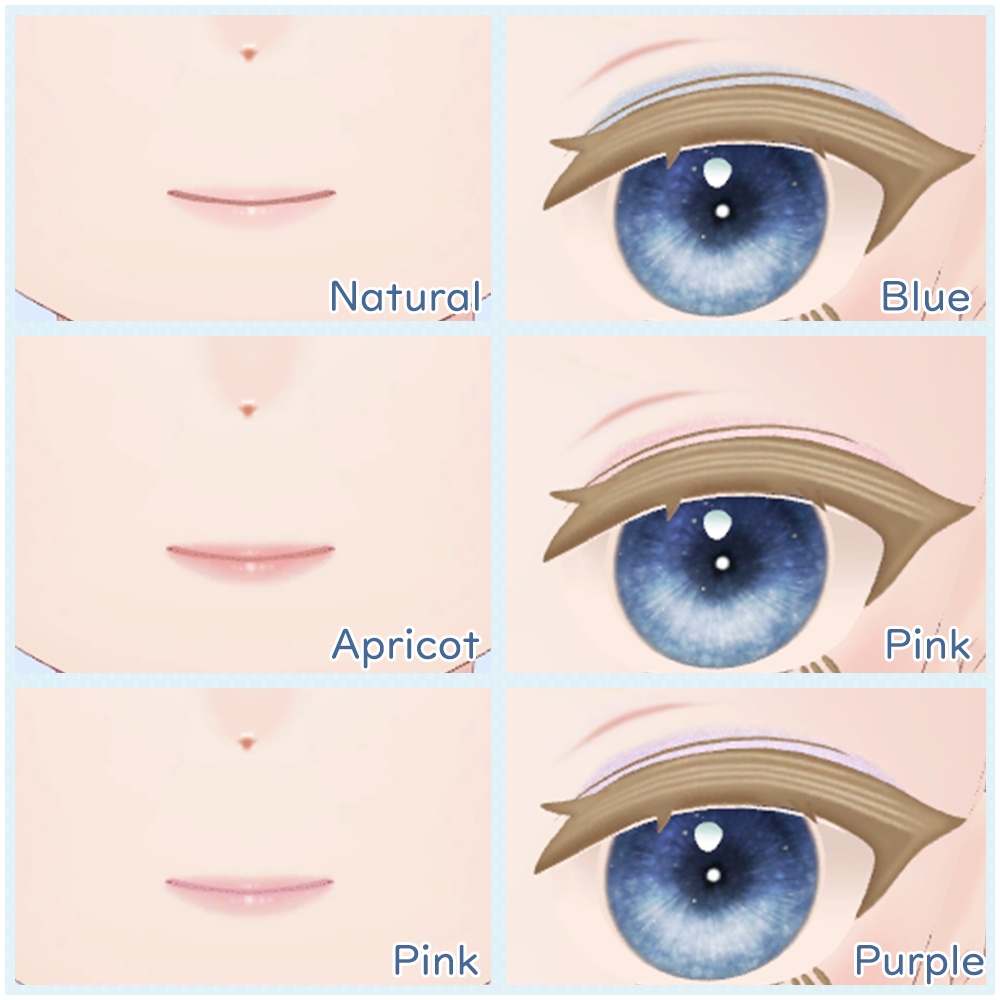 ハオラン対応 ボディ/瞳/ネイル/メイクアップテクスチャ