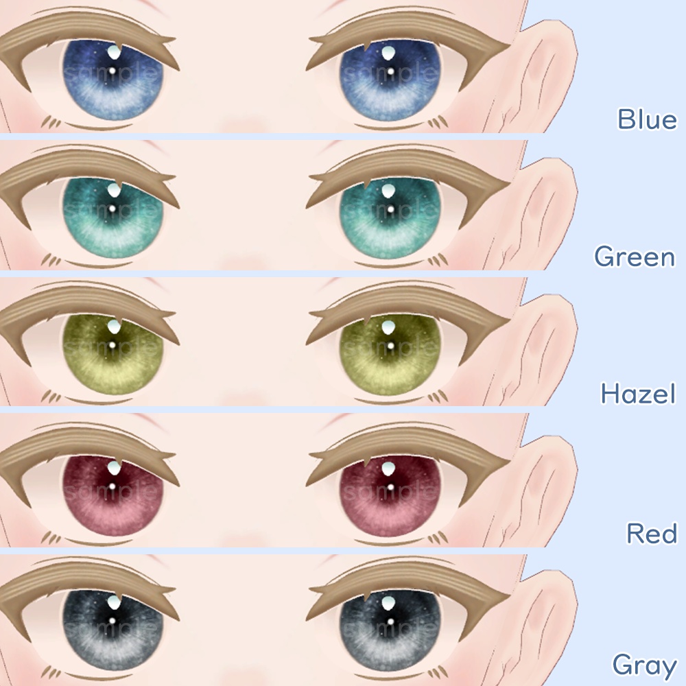 ハオラン対応 ボディ/瞳/ネイル/メイクアップテクスチャ