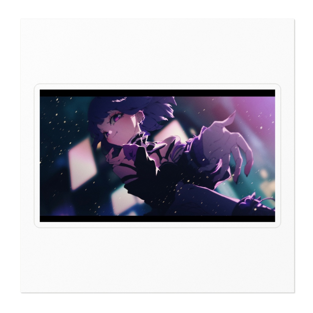 綿雲がむ1枚絵ステッカー