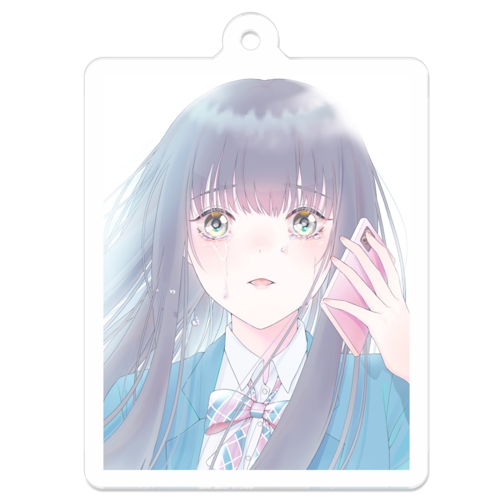 涙の少女 アクリルキーホルダー