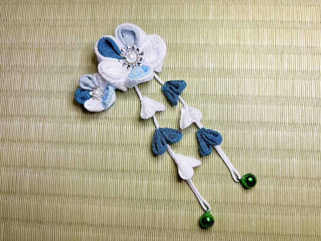 【刀剣乱】雲生イメージつまみ細工アクセサリー