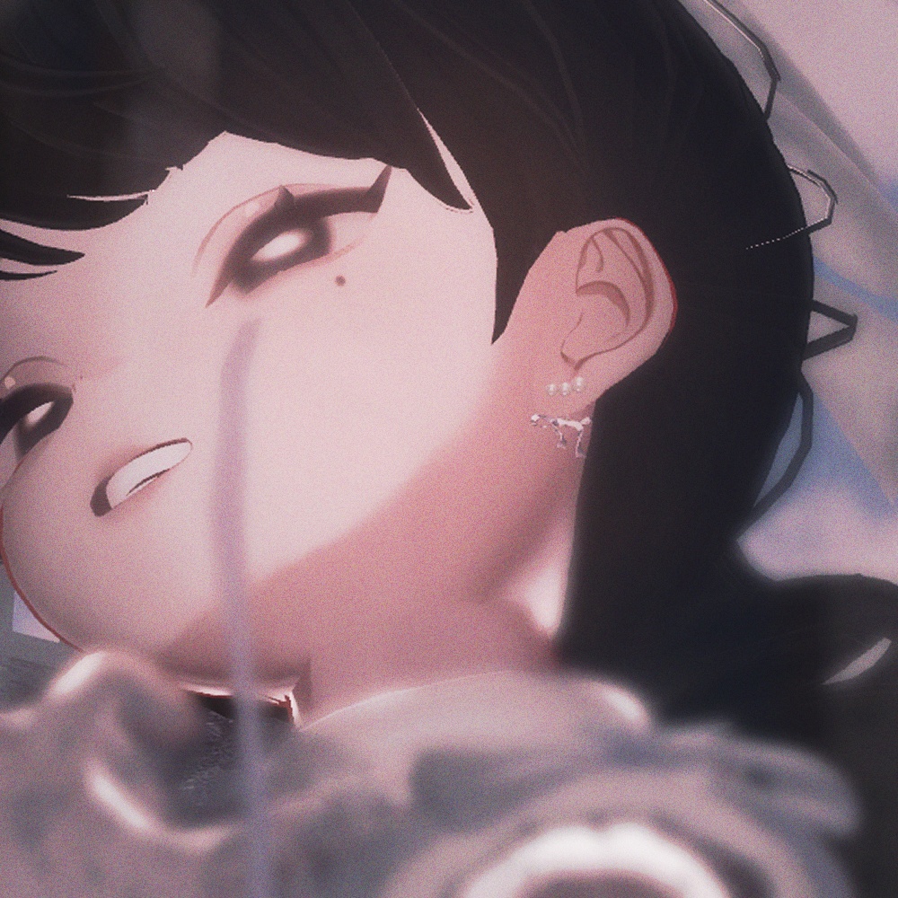 【FREE】Ribbon Pierce 【VRC想定】