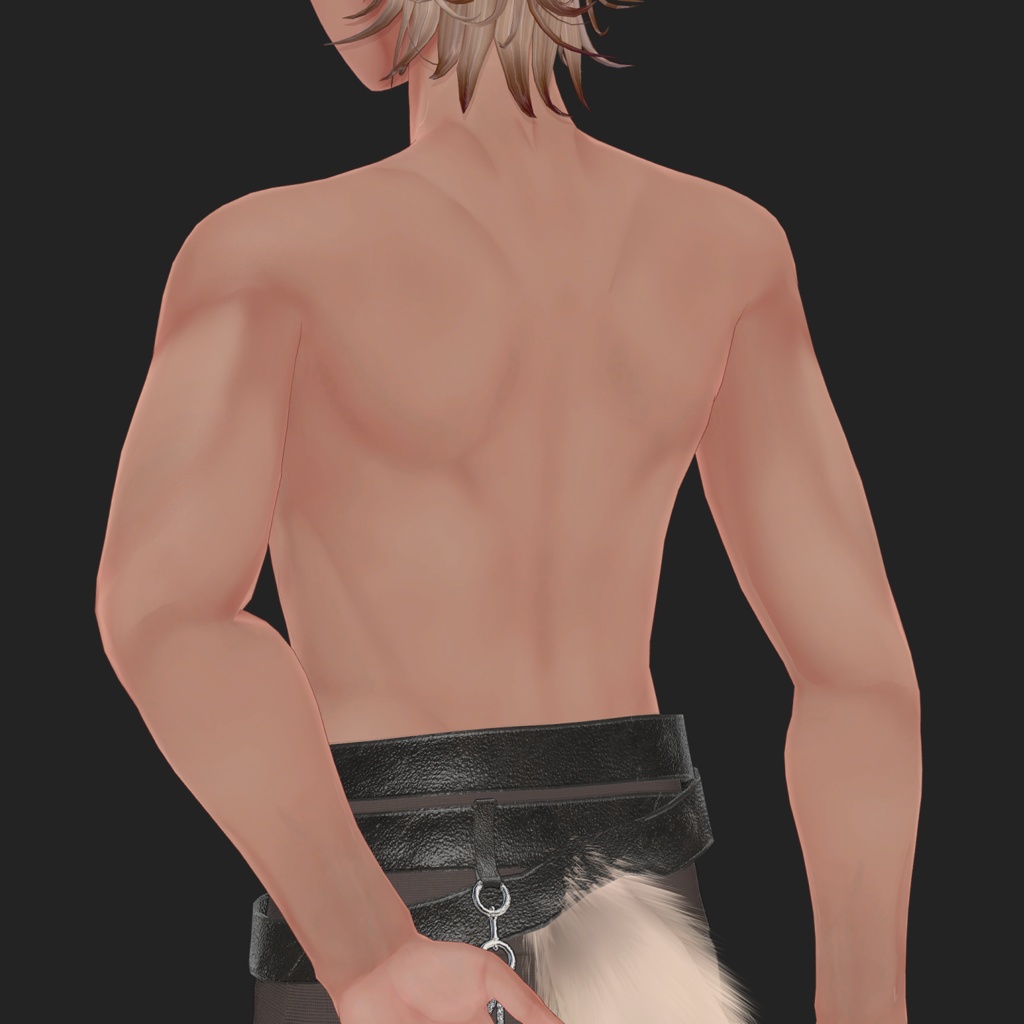 【斑霞対応】褐色ボディテクスチャ -筋肉•喉仏•腕-