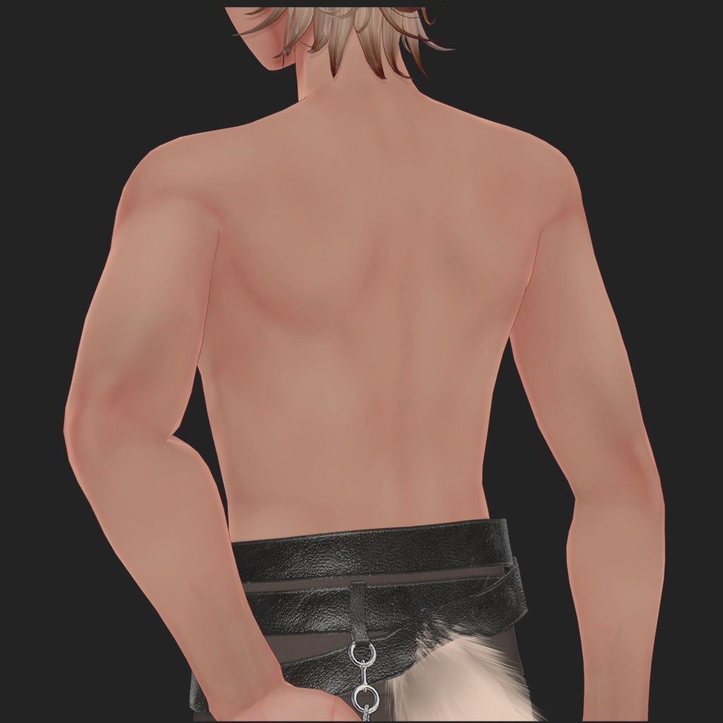 【斑霞対応】褐色ボディテクスチャ -筋肉•喉仏•腕-