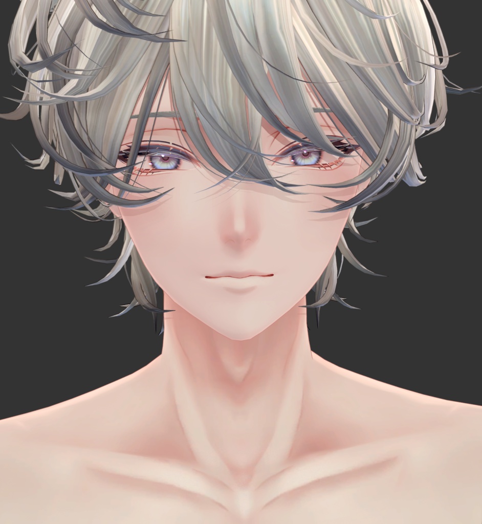 【斑霞・怜対応】ボディテクスチャ -首筋・喉仏・鎖骨-