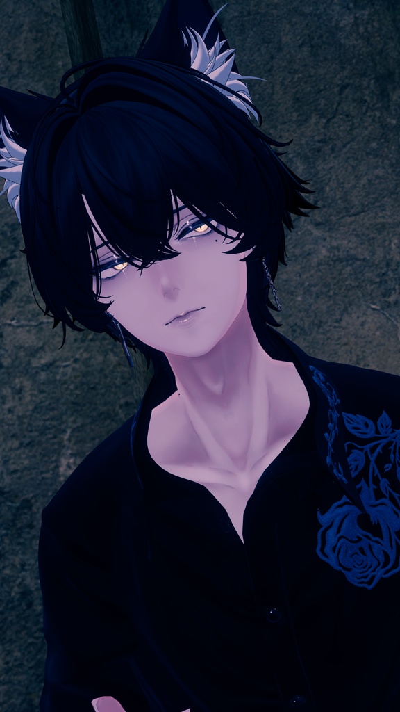 【斑霞・怜対応】ボディテクスチャ -首筋・喉仏・鎖骨-