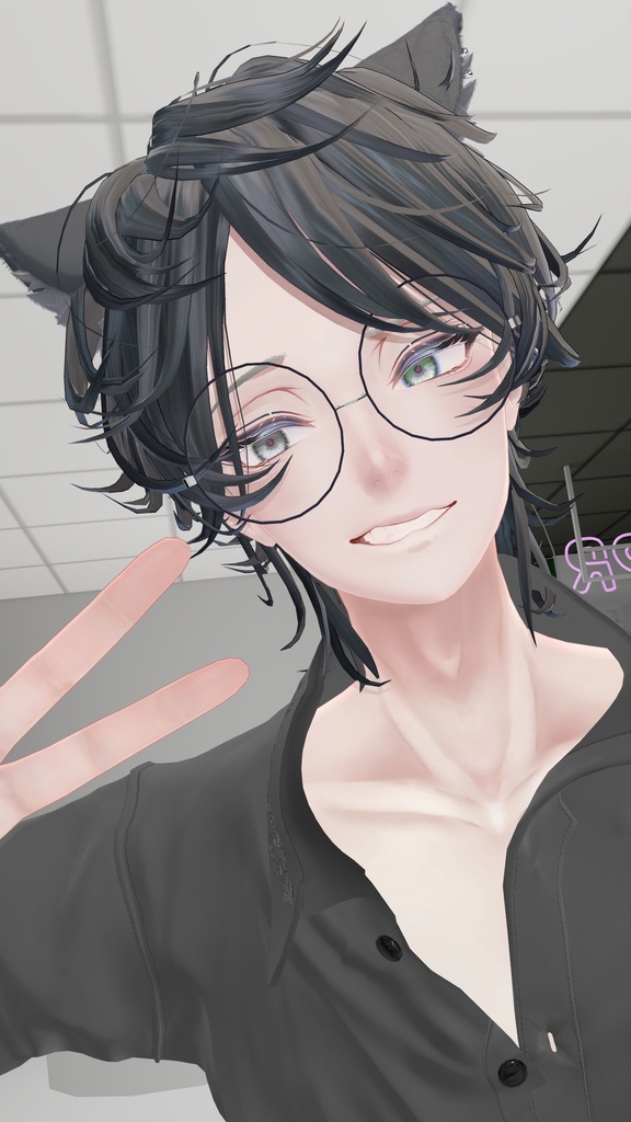 【斑霞・怜対応】ボディテクスチャ -首筋・喉仏・鎖骨-