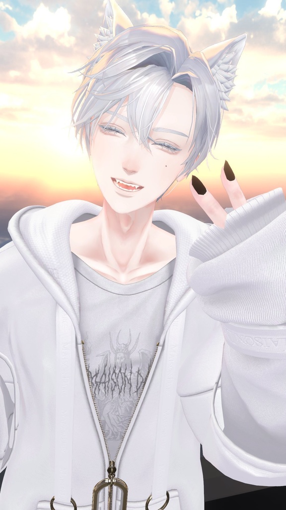 【斑霞・怜対応】ボディテクスチャ -首筋・喉仏・鎖骨-