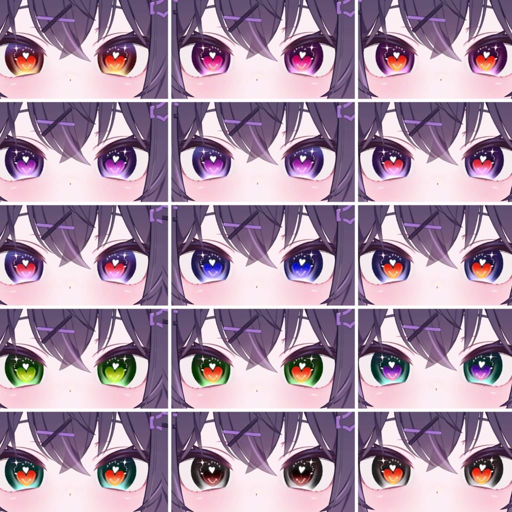 ✨期間限定激安セール✨【17アバター対応】𝑳𝑶𝑽𝑬&𝑳𝑶𝑽𝑬 Eye texture