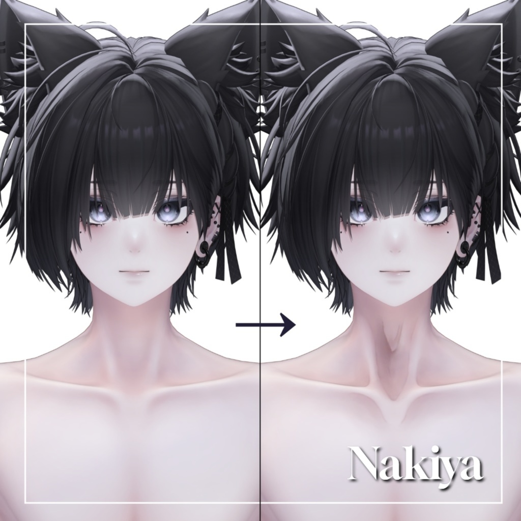 ✨24時間限定無料✨【4アバター対応】鎖骨・喉仏テクスチャ