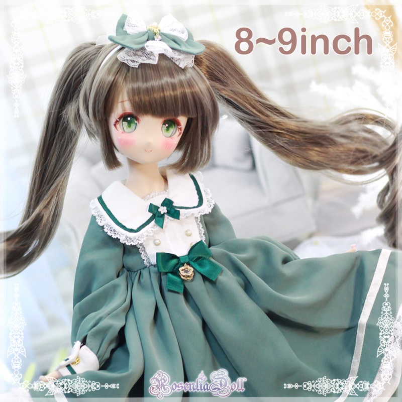 てなグッズや 12. ドール ウィッグ 8-9インチ MDD SD ドルフィー