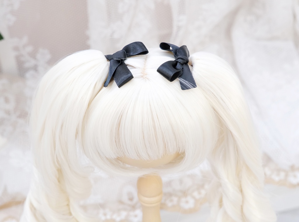 【8~9インチ】ドールウィッグ 「ひめぐるツインテール」
